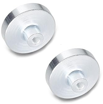 Ganter Normelemente | Haltemagnete mit Innengewinde - GN 50.2-HF-40-M5 | Magnetwerkstoff Hartferrit | 2 Stück