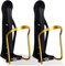 Icecode Fahrrad-Wasserflaschenhalter, 2 Stück, verstellbare Größe, Aluminium, Gold
