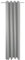 Ösenschal Vorhang Grau Uni Blickdicht Lichtdurchlässig HxB 245x145 cm - Dekoschal Gardine Silber