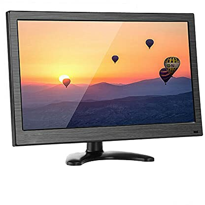 topolenashop Monitor hdmi vga schermo lcd tft 13.3 pollici 1080p altoparlante bnc usb rca