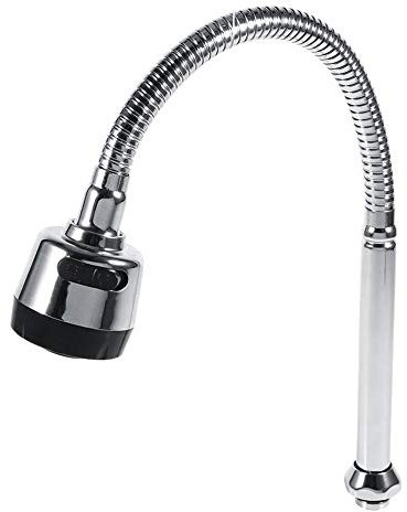 Raguso Robinet D'évier 360 ° Rotation Évier Robinet col de Cygne Robinet douchette en Acier Inoxydable Bec Pivotant Robinet Cuisine À Long Tuyau Connexion Poignée Évier Robinet Robinet lavabo