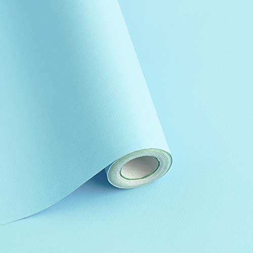 118x17.7 Teal Peel and Stick Wallpaper Solid Color Teal Wallpaper Solid Color Teal Contact Paper Self-Adhesive Removable Wallpaper for Wall Covering Furniture Cabinet Countertop Vinyl Roll