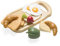 Dantoy - Green Garden - Frühstücksteller - 10 Stück - Rollenspiel - Ab 3 Jahren und älter - Lebensmittel-Rollenspielset für Kinder - Rollenspiel - Essen vorgeben - Hergestellt in Dänemark