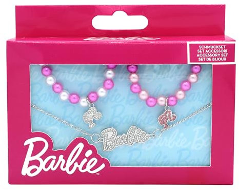 Joytoy Barbie - Set di gioielli in confezione regalo, 16 x 3,5 x 10 cm