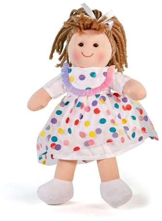 Bigjigs Toys Phoebe Doll, 25cm Soft Toddler Ragdoll for Girls
