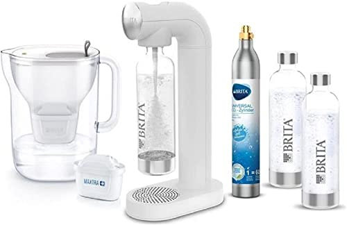 Brita sodaOne weiß Aktionspack inkl.1 Style grau/+2 PET