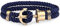 Bracelet Ancre Homme en Nylon Bleu Marine et Ancre en Laiton