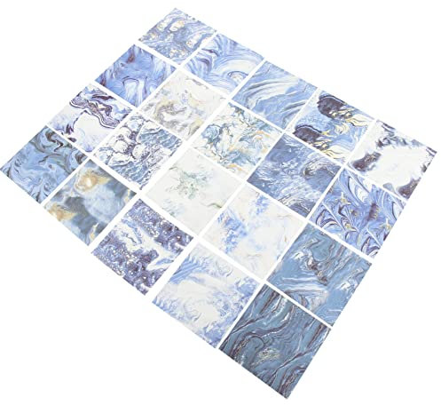 MILISTEN 20 Stück Infusible Transfer-Tintenblätter, Vintage-Aquarell-Marmor-Sublimationspapier, bunt, bedruckbar, Vinyl-Sublimationsblätter für Leere T-Shirts, Tassen-Untersetzer