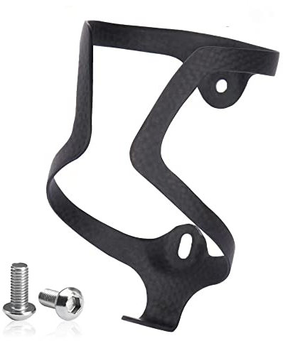 3K Ultraleichte Kohlefaser Fahrradflaschenhalter, Kompatibel mit Mountainbikes/Rennrädern/Klapprädernultraleichte Wasserflaschenhalter leicht und stark 15g (MATTE-01)
