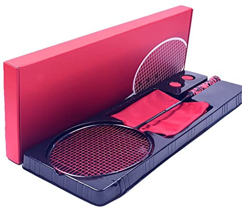 Badminton-Schläger aus Vollkohlenstoff, hohe Pfund M30J, Carbon-Tuch, beleidigend, sekundäre Verstärkung, 4U-Schläger