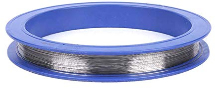 Wolframdraht, reines Metall, Durchmesser 0,4–2 mm, geeignet für Hochtemperatur-elektrische Lichtquellen, Länge 1 m, Durchmesser (0,5 mm)
