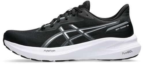 ASICS Herren Gt-1000 13 Laufschuhe Stabilitätsschuh Black/White - Schwarz 41,5