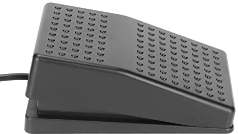 KIMISS Programmierbares USB-Fußschalterpedal, Einzelpedal mit Individueller Tastatur-Maus-Spielaktion für Spiele, Medienwiedergabe/-Pause, Krankenhausbildgebung, Werkstests und