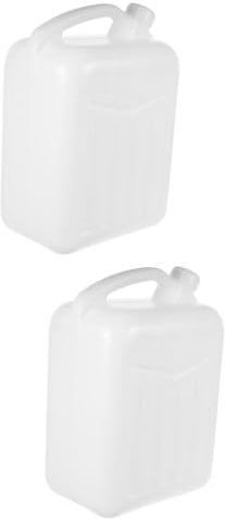 Anneome 2pcs Heavy Duty Water Storage Capacity Water Jug Tap Camping Essentials Leakproof
