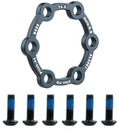 FOLODA Aluminium Alloy 6 Hole Washer Brake Disc With 6 Screws Electric Scooter Brake Disc For Electric Scooter Mountain Bike