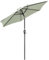 CHRISTOW Garden Parasol Umbrella Aluminium Patio Sun Shade UV With Crank 2.4m