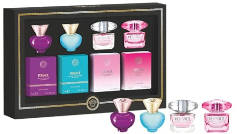 Versace Womens Miniature Collection Set 4 x 5ml
