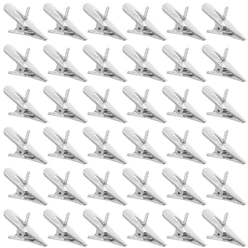 Garneck 50pcs Weihnachtsbaum Ornament Clips, Silber Eisen Schmuck Schellen für Urlaub Dekorationen, 1, 18x0, 39x0, 23 Zoll