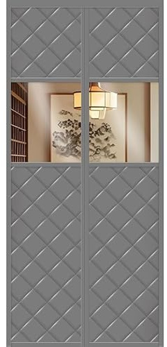 Générique Rideau De Porte Magnétique avec Isolation Thermique, Rideau Thermique Insonorisé en Coton, épais Chaud Coupe-Vent, Utilisation Extérieure Installation sans Perçage,Gris,120x210cm