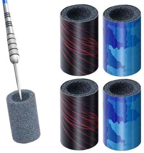 Mabor 4 Stück Dart Schleifstein Set Schleifstein Dartspitzen Darts Sharpening Stone Metallspitze für Darts Point Spitzer Leicht Polieren