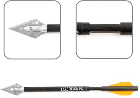 YAK Archery Hunting Carbonbolzen für Mankung Sobek und Skorpion PXB 6,5