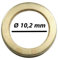 100 rondelle alzaporta, diametro esterno 15,8 mm, diametro interno 10,2 mm