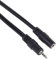 PremiumCord Extension Jack Cable 2.5 mm Length 2 m Jack 2.5 mm Male to Female AUX Headset Audio Extension Cable Shielded Colour Black