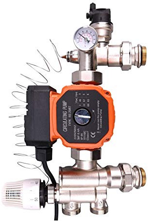 Pumpengruppe fussbodenheizung heizkreisverteiler pumpe heizung festwertregelset für fußbodenheizung DN25 (Typ 1)