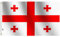 rungift Georgia-Flagge, groß, 91,4 x 152,4 cm, mittelgroß, für draußen, beidseitig 100D Polyester, Leinenheader und doppelt genäht, Messingösen einfaches Ausstellen, georgische Flaggen