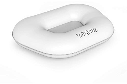 Wave Spa Coussin de siège Gonflable pour Bain à remous 55 cm x 45 cm, Coussin de siège rehausseur imperméable et résistant pour Plus de Confort et de Soutien – Blanc