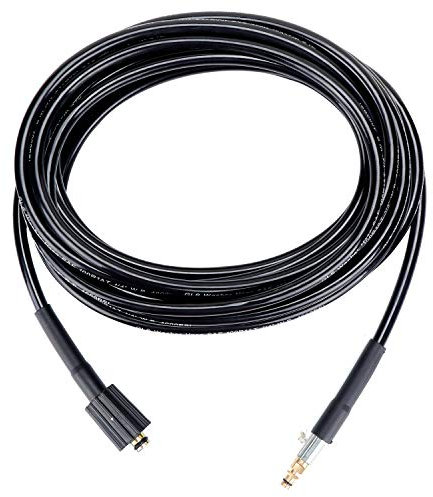 HSEAMALL 10M High Pressure Washer Hoses 2320PSI,M22 and Click Type Plug Water Pipe Tube Cleaning Replacement Hose for Karcher K2 K3 K4 K5 K6 K7
