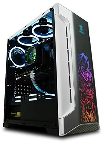 HDYD Boitier ATX ATX, Mid-Tower PC Gaming Case E-ATX/ATX/M-ATX/ITX - E/S Avant USB 3.0 Port - Panneaux Latéraux Totalement Transparents - 8 Fan Position - Support d'eau De Refroidissement