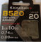 KAMASAN B520 FISHING HOOKS TO NYLON - SIZE 20 - ROACH, GUDGEON, PERCH - CANAL , PONDS, LAKES