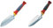 WOLF-Garten - Pflanzenkelle LU-2P; 2916000 & Blumenkelle LU-2K; 2915000 - Fest eingestielt - Gummigriff mit Metallrahmen - Mehrfarbig - Gartentrowelsatz