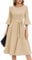 Women's Cocktail Dress A Line Tea Party Midi Graduation Dresses Church Wedding Formal Homecoming Clothing Champagne S