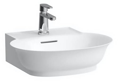 LAUFEN The New Classic Handwaschbecken, mit Überlauf, 1 Hahnloch, 500x450mm, H8158520001041, Farbe: Weiß
