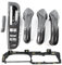 VHEUHZ Kohlefaser Interner Griff Armlehne Armlehne Management Kompatibel mit VW Bora Golf 4 MK4 Jetta 1999-2004