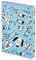 Nuuna Notizbuch A6 | Graphic S - Day Dreamer by Kristina Supernova | 2,5 mm Punktraster | 176 nummerierte Seiten | 120 g Premium-Papier | Leder blau | nachhaltig produziert in Deutschland