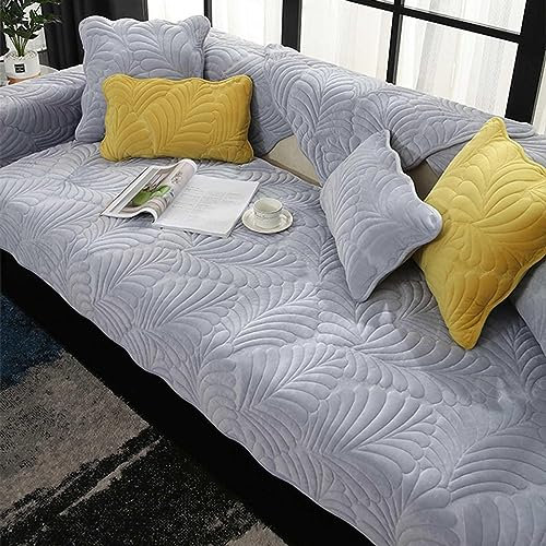 MTHGH Sofabezug Ecksofa I Form 1 2 3 4 Sitzer, Sofaschutz sofaschoner rutschfest Hund Katze ecksofa wasserdicht sofahusse couchbezug,gray1-90x160cm