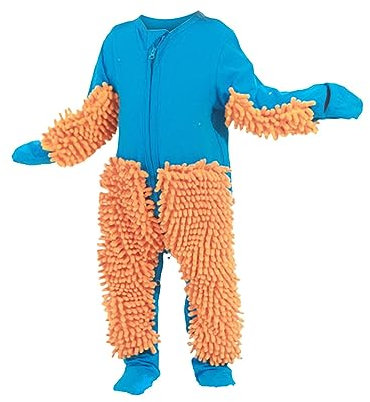 DUHGBNE Mop rastrero mameluco bebé recién nacido sólido niña mono bebé niñas pantimedias traje de baño de una pieza, 3-azul, 12-18 Meses