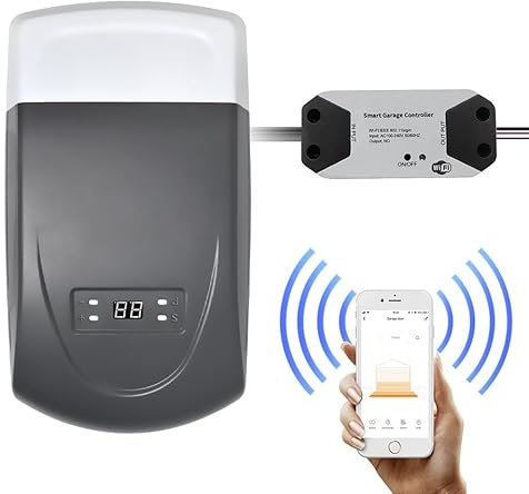 Automatic Gate Opener, Garage Door Opener Realizes WiFi Smart Phone APP To Control Automatic Door Opening And Closing Easy to Install (Color : F350G, Size : 1)