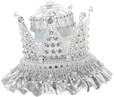 PRETYZOOM Ehering-Box Ringvorschlagsbox Verlobungsring-Box ringaufbewahrungs Box jewllery Organiser Gold und Silber Ringschachtel Diamant-Ring-Box Aufbewahrungskiste Brautjungfer Krone Pu