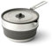 SEA TO SUMMIT - Detour Pouring Pot 1,8L - Zusammenfaltbarer Campingtopf - 1 bis 2 Personen - Mit Ausguss - Gas & Induktion - BPA-frei - Camping-Kochgeschirr aus Silikon & Edelstahl - 474 g