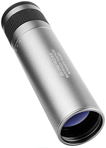 Monokular-Teleskop, 7 x 32 Zoom, Monokular-Teleskop, perfekt für Vogelbeobachtung, Wanderkonzerte, 7-Fach Silber