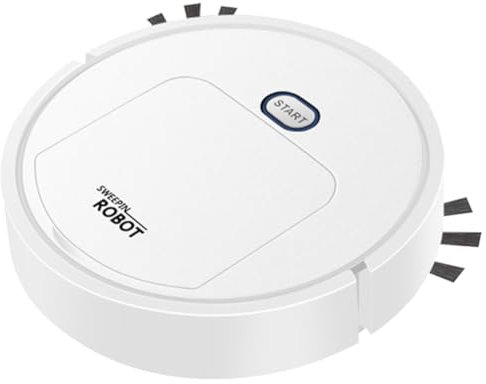 JUCHRZEY Robot multifunción Aspirador de succión Fuerte, barredora giratoria automática, Recargable por USB, barredora Inteligente para Pelo de Mascotas, alfombras, Suelos Duros