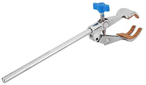 Test Tube Holder, Clamp Stand Flask Clamp Zinc Alloy 4 Prongs Clamp Universal Test Tube Lengthen Stand Clip Test Tube Condenser Holder