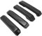 REPAIROCK 1 Set Interior Door Handle Cover Trims for Ford F-150 2015-2020 Inside Door Handle Cover Protector Carbon Fiber ABS Black