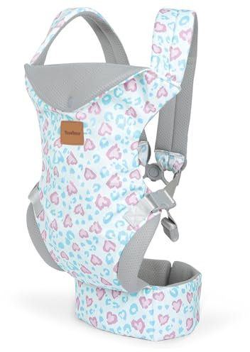 YooxArmor Porte-Bébé,Ergonomique, Confortable et léger, Adapté aux Bébés de 3 à 30 kg,Réglable - Support de Tête - Pour Bébés De 3 à 36 mois