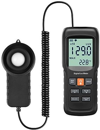 HPHPH Digital Lux Light Meter, Photometer Digital Luxometer Professional LED Lux Meter For Photography Grow Plants LED Photometer Lighting Intensity for Garden, Indoor, Photography
