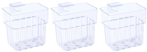 3 Stück transparent Aquarium Pflanzenhalter,Pflanzenständer für Aquarien，Wasserpflanzer für Aquascape Dekorationen, für Aquarium Aquaponic Pflanzen